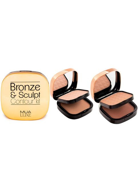 Бронзирующая пудра MUA Luxe Bronze And Sculpt Contour Kit - Medium-Dark MUA Makeup Academy (296568699)