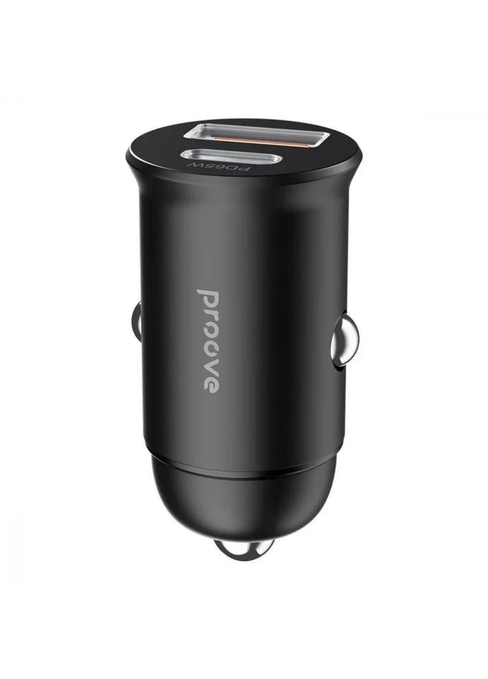 Автомобільний зарядний пристрій Tiny Power Pro 65W USB + Type-C Proove (360528002)
