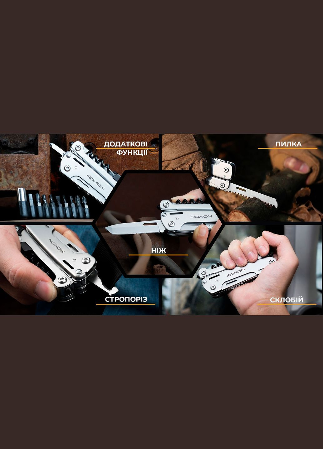 Мультитул Storm S801S Roxon (353502330)