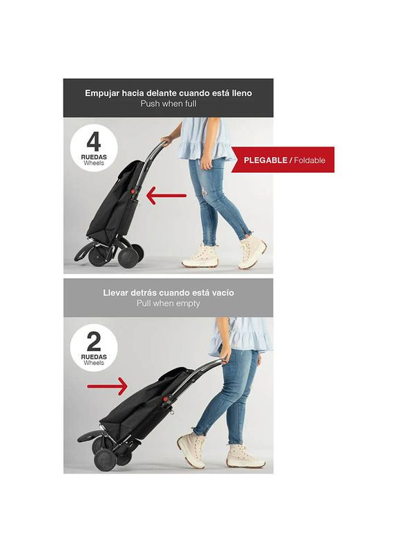 Хозяйственная сумка-тележка I-Max Thermo Zen 4 Negro 43+4л (930452) Rolser (325449547)