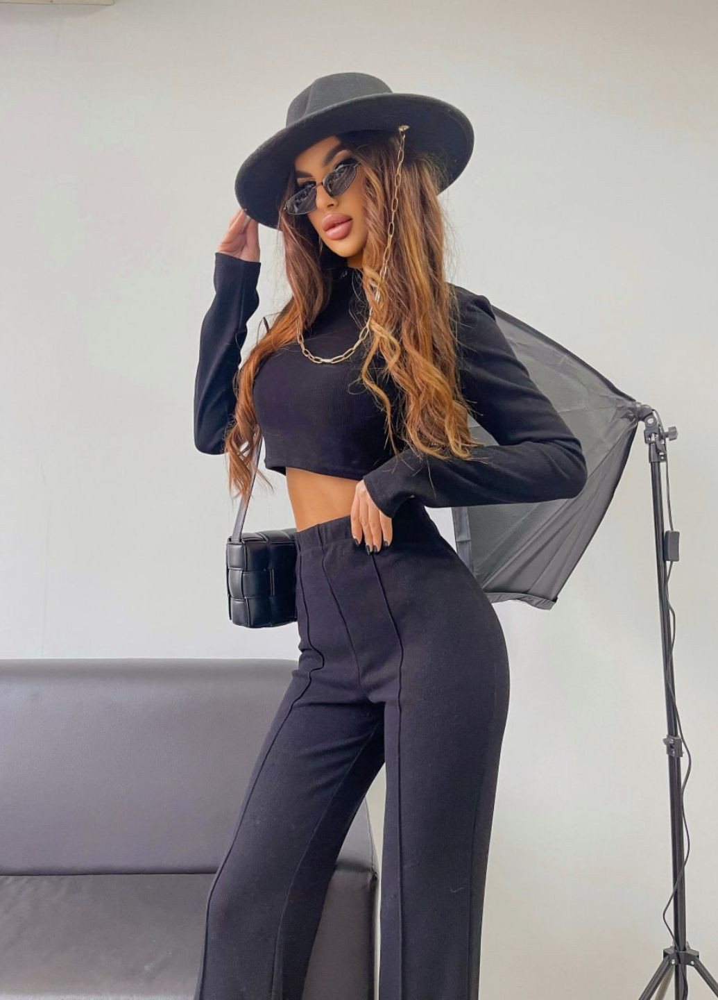 Костюм: топ + штани з розрізами Allthings (322605335)