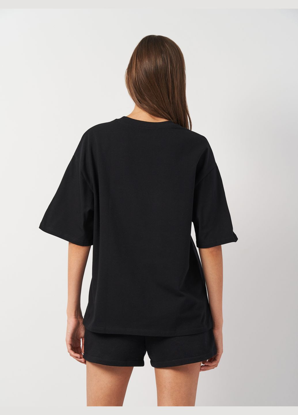 Футболка оверсайз женская Роза - (299261064)