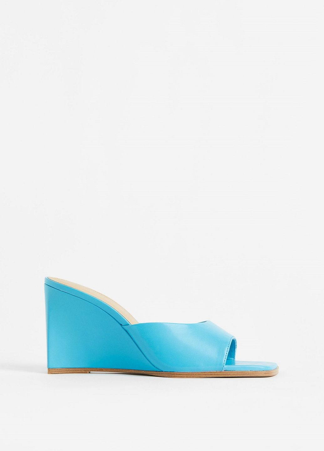 Бирюзовые мюли H&M