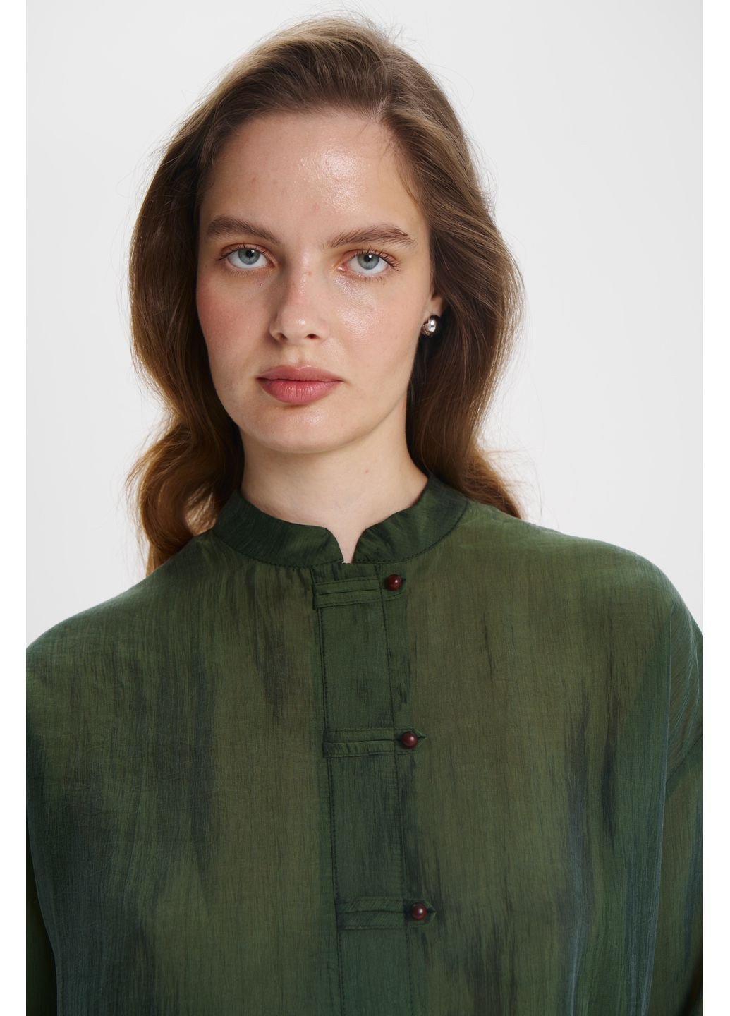 Бутылочная зеленая рубашка Cultoni