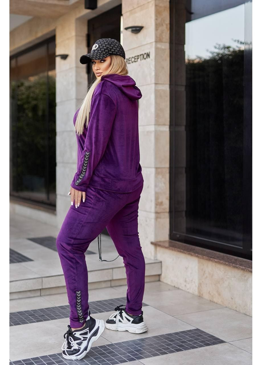 Комфортний жіночий велюровий костюм Sofia 1585 (367955559)