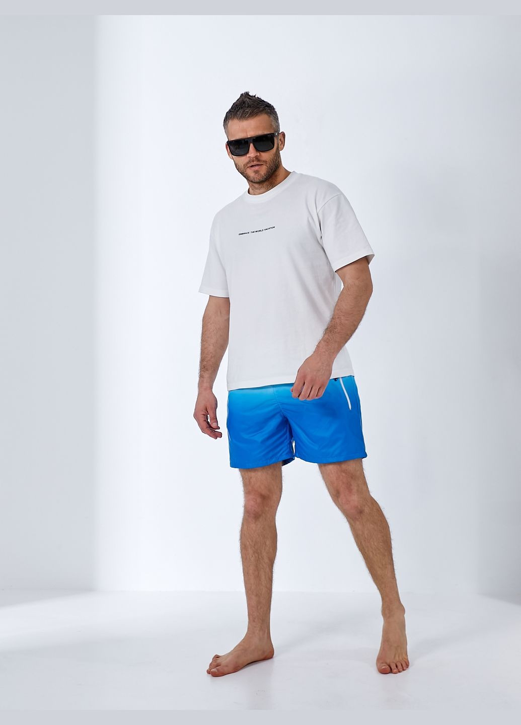 Пляжные шорты из плащевой ткани с подкладкой Tailer (294206515)