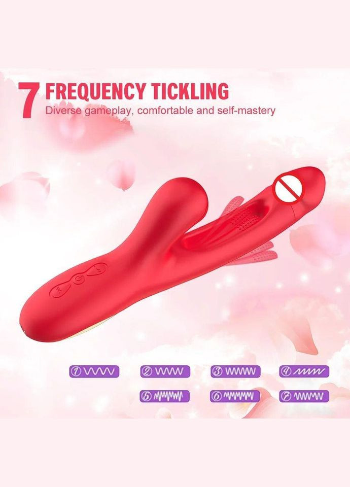 PREMIUM 2024 ВИБРАТОР Двойной вакуумный с движущимся язычком No Brand (301867060)