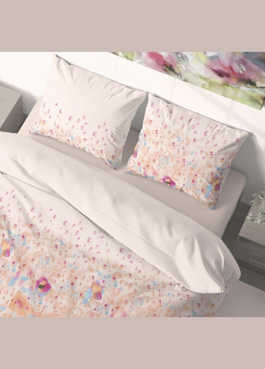 Постільна білизна " ", мікрофібра, Світло-рожева, Семейний P-0137 Lelit (316633160)