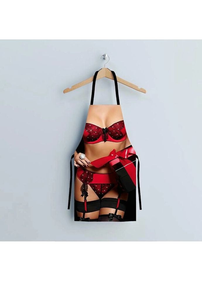 Фартук 3D новогодний Секретный подарок 4182 17579 80х60х24 см FlexDress (324267745)