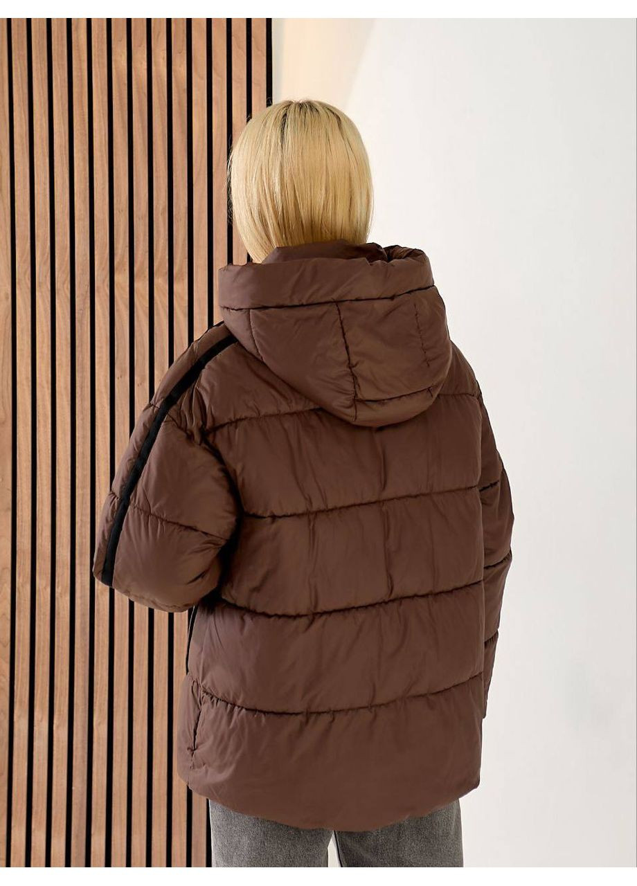 Темно-коричневая зимняя зимняя куртка Garna