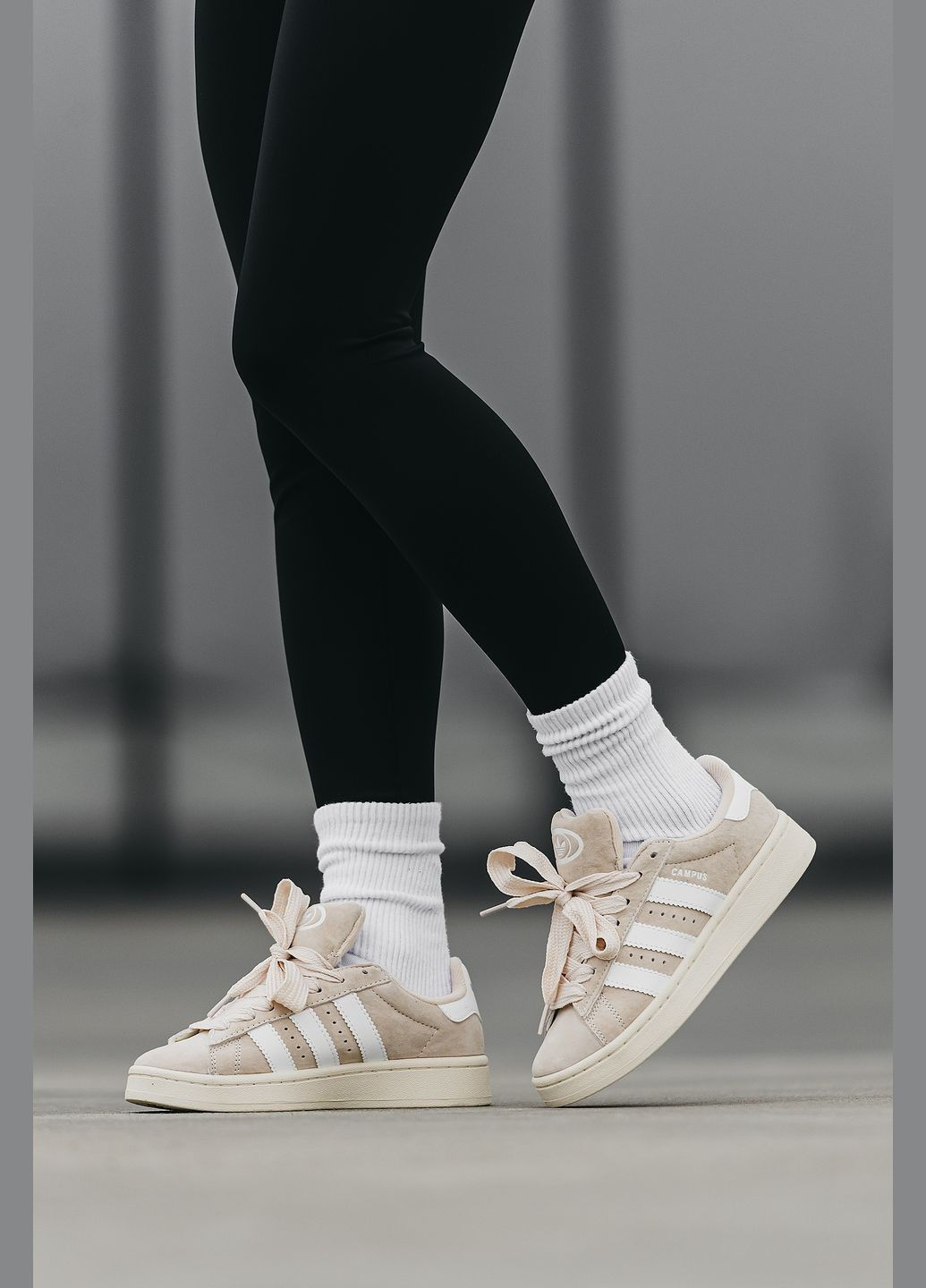 Кросівки жіночі Adidas Campus 00s beige | Адідас Кампус бежеві No Brand бежеві всесезони (315018923)