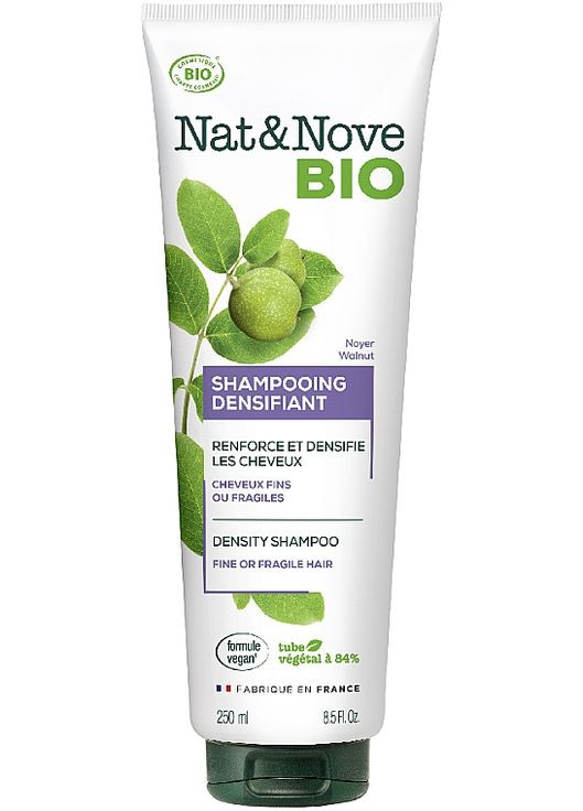 Шампунь для тонкого пошкодженого волосся "Грецький горіх" Nat&Nove BIO 250ml (569907-100500) Eugene Perma (368625766)