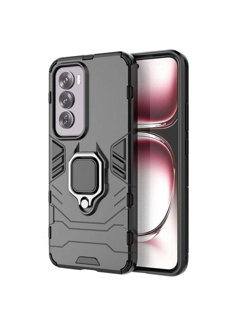 Чехол бампер Ring Armor для Oppo Reno 12 5G - Black Primolux (322301510)