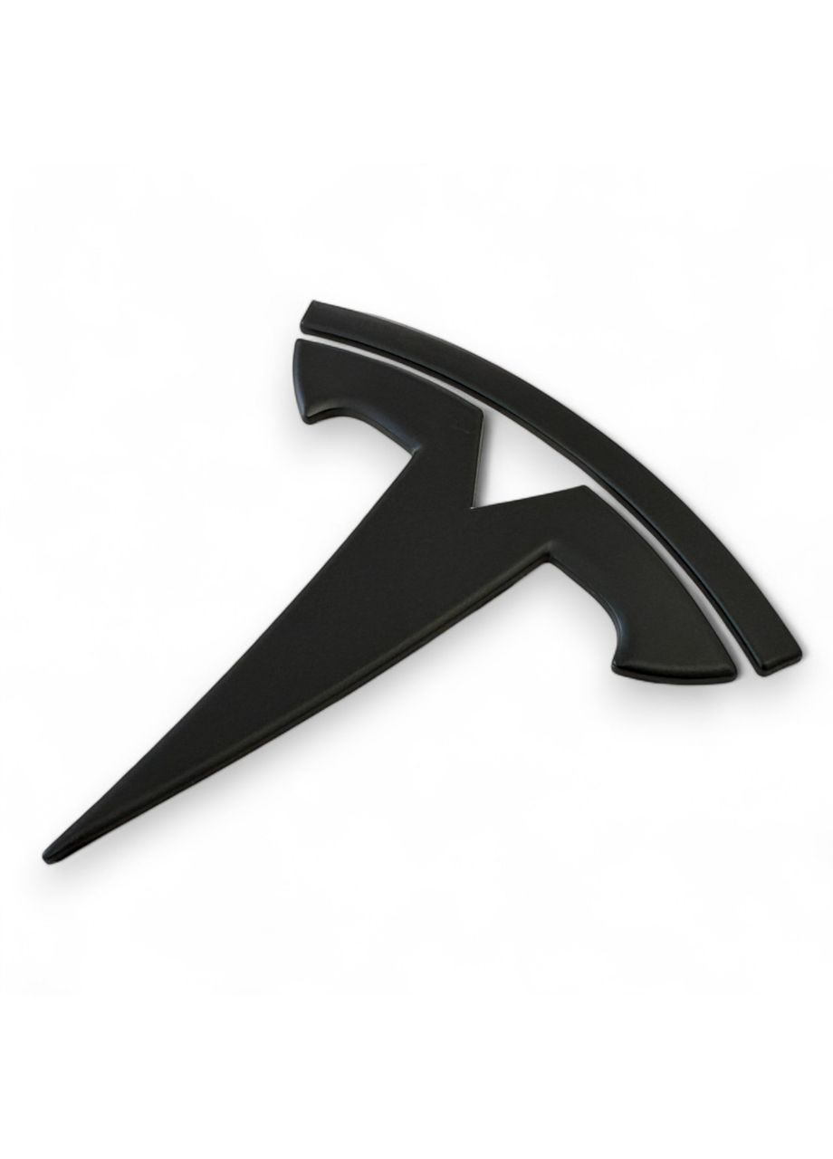 Эмблема на багажник металлическая Тесла Модел 3 значок на багажник Model 3, черный мат Tesla (354698673)