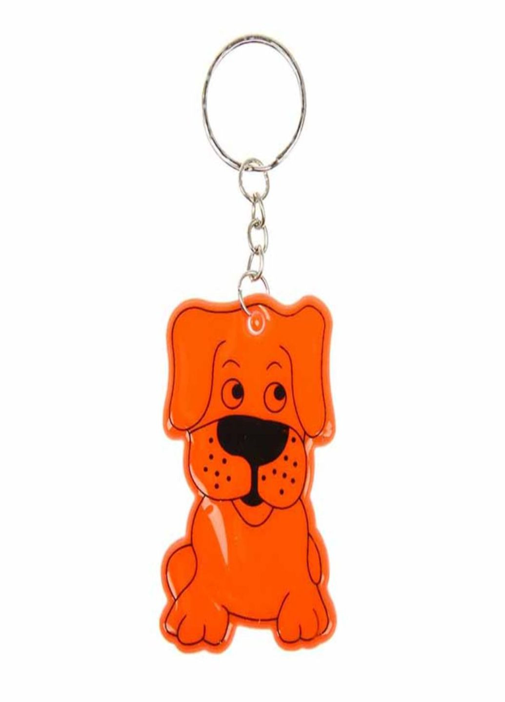 Набір з 2 світловідбиваючих брелків 6 см Кey Chain М204 Собачка Червоний VTech (315347709)