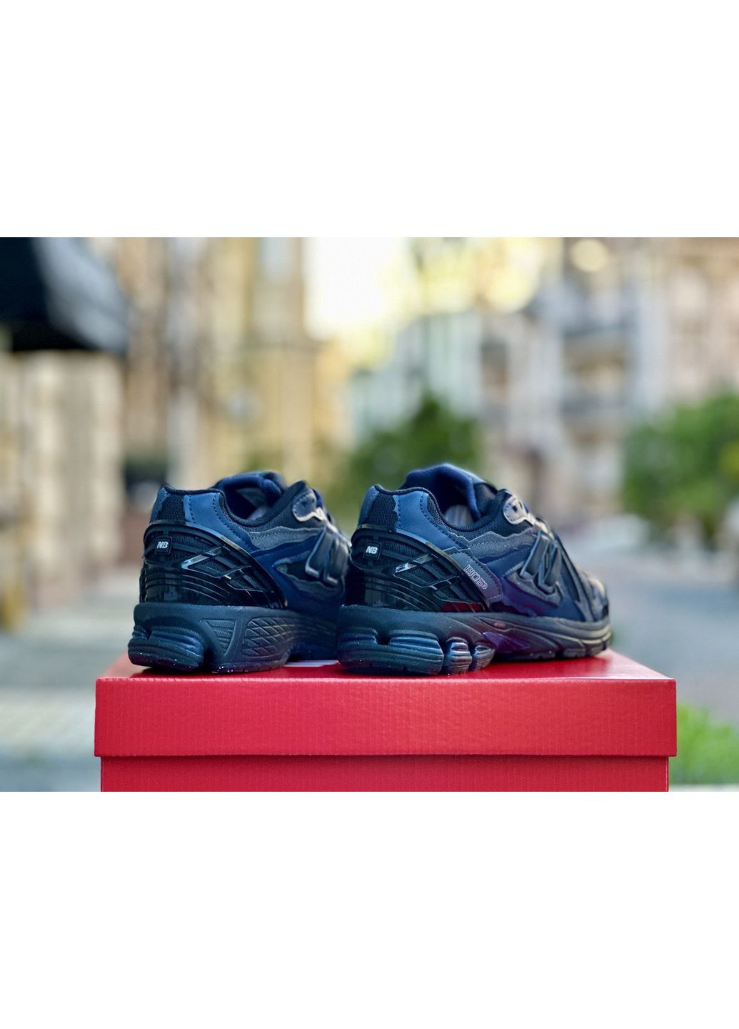 КРОССОВКИ ЖЕНСКИЕ NEW BALANCE 1906D BLACK BLUE НЬЮ БЕЛАНС 1906D No Brand чёрные демисезоны (368859859)