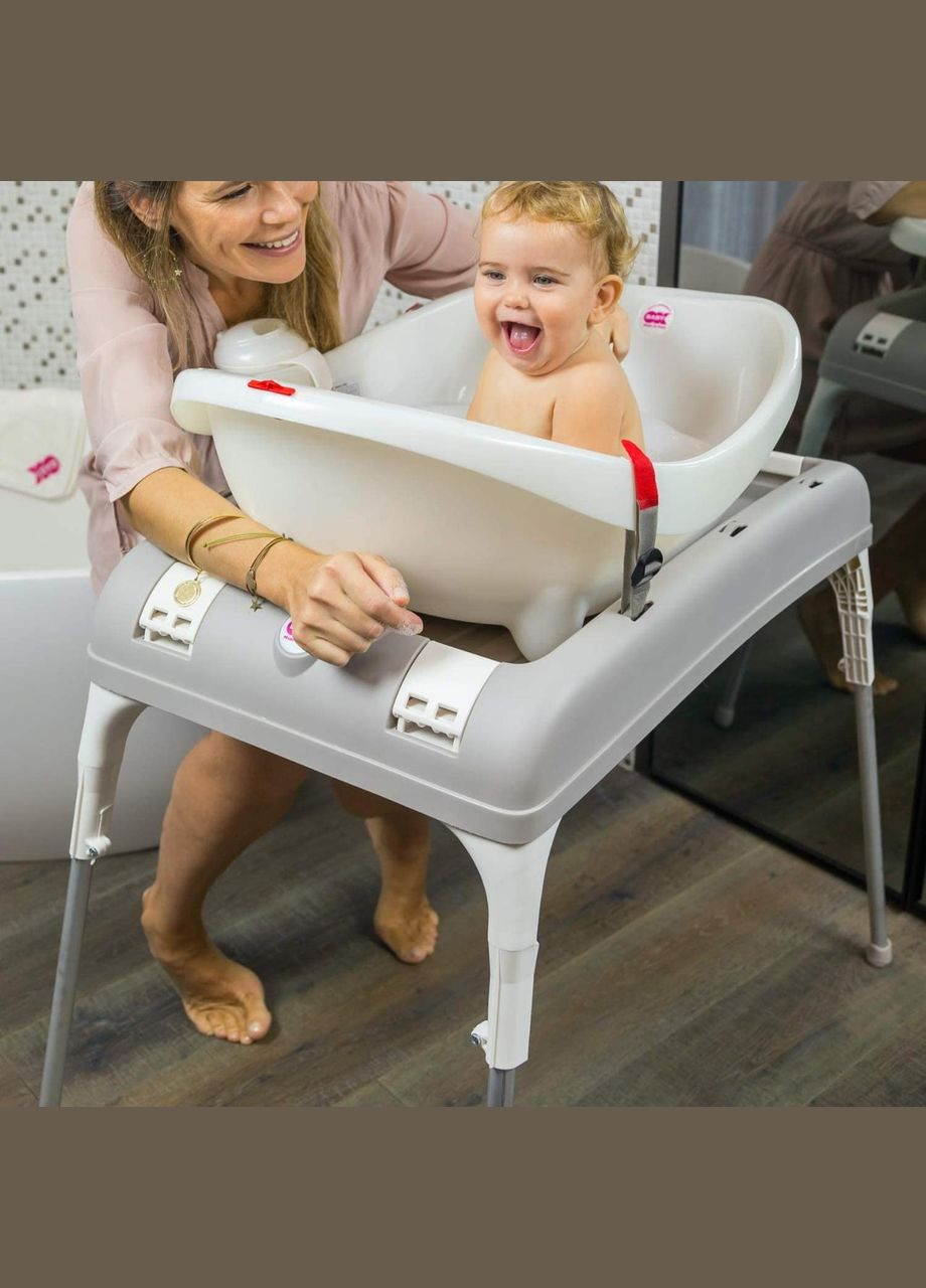 Подставка под детскую ванночку, цвет серый (38450040) OK Baby (307835964)