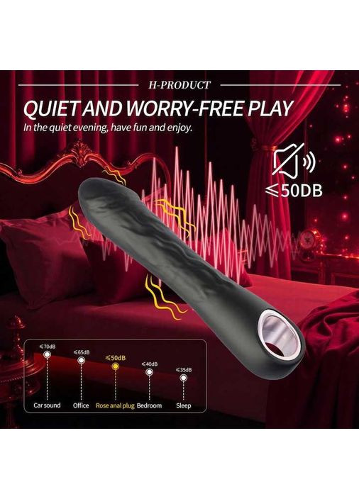 Вибратор для стимуляции точки G Lastic Nyx USB Черный No Brand (368893607)