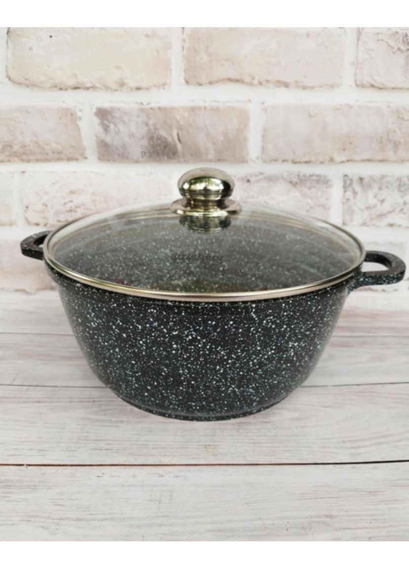 Кастрюля ST-3022 3,2л черная Styleberg (359401920)