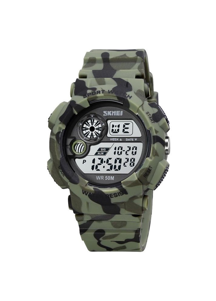 1718CMGN Camo Green электронный спортивный, сasual Skmei (324089642)