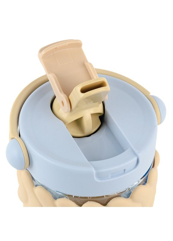 Бутылка для воды " " /K25-1231-1/ 900 мл, бежево-голубой (1/48) Kite (367761561)