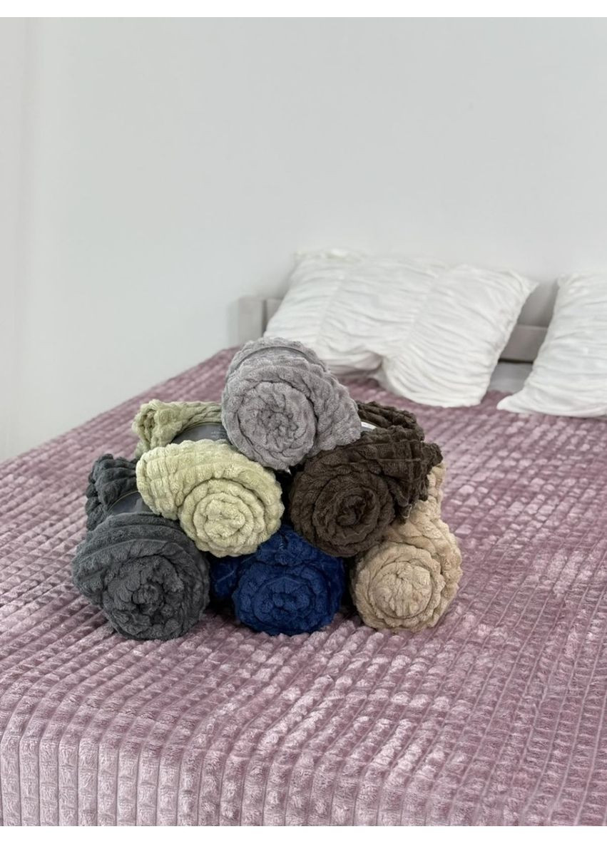 Плед-покривало Кубик 21313 200х230 см ліловий Dushka Home (368762568)