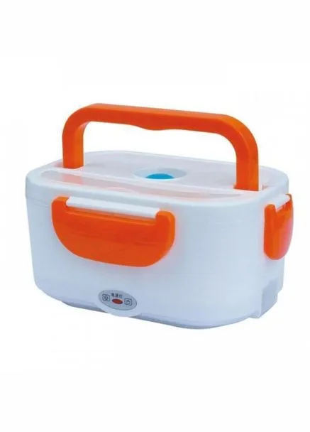 Ланч бокс електричний із підігрівом Lunch Heater 220V Pro, контейнер для їжі з відсіками. Колір: помаранчевий No Brand (380281676)