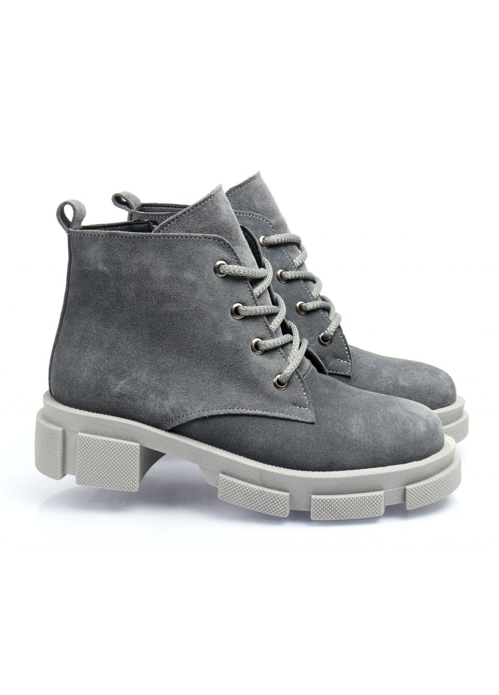 Черевики осінні 822 для дівчаток сірі, замша. Розмір Astini (365623215)