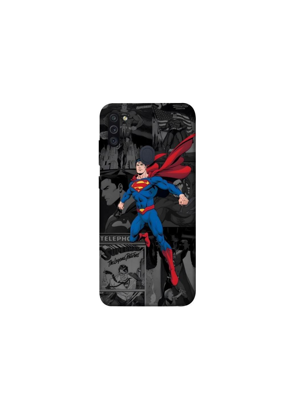 Чехол на Samsung Galaxy M11 superman comics Frontalka (365837466)