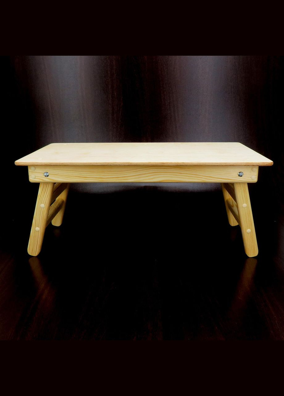 Столик-поднос для завтрака из дерева Нью-Джерси 40 ваниль (СТП-403302) No Brand (327865662)