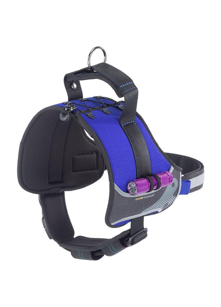 Нагрудная шлейка из высокопрозрачного нейлона Hercules Р (Ферпласт Геркулес П) XXL A: 65 la 75 см - B: 90 he 110 см 40 мм, Синий Ferplast (297512103)