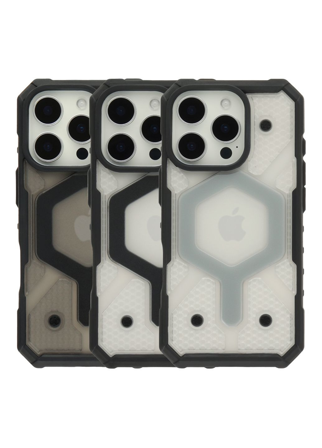 Чехол TPU+PC ArmorHex Magnetic Case для iPhone 16 Pro Цвет Matte Black No Brand Apple iPhone 16 Pro 2024 (336148935)