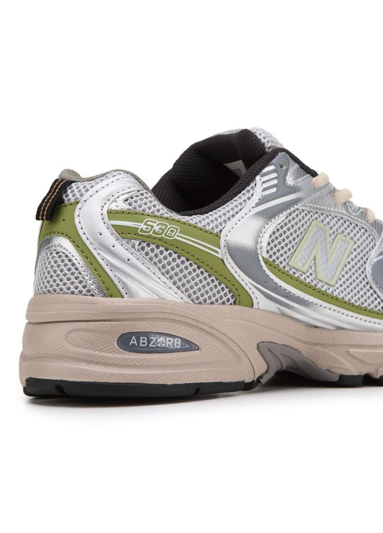 Зелені Осінні кросівки чоловічі new balance 530 silver khaki нью беланс 530 No Brand