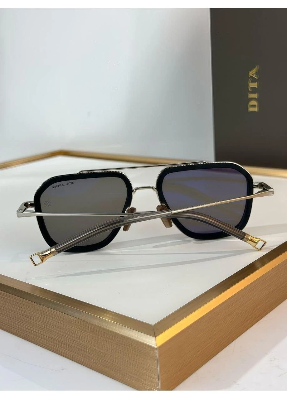 Мужские солнцезащитные очки DITA DLA433 с серыми линзами No Brand (401618339)