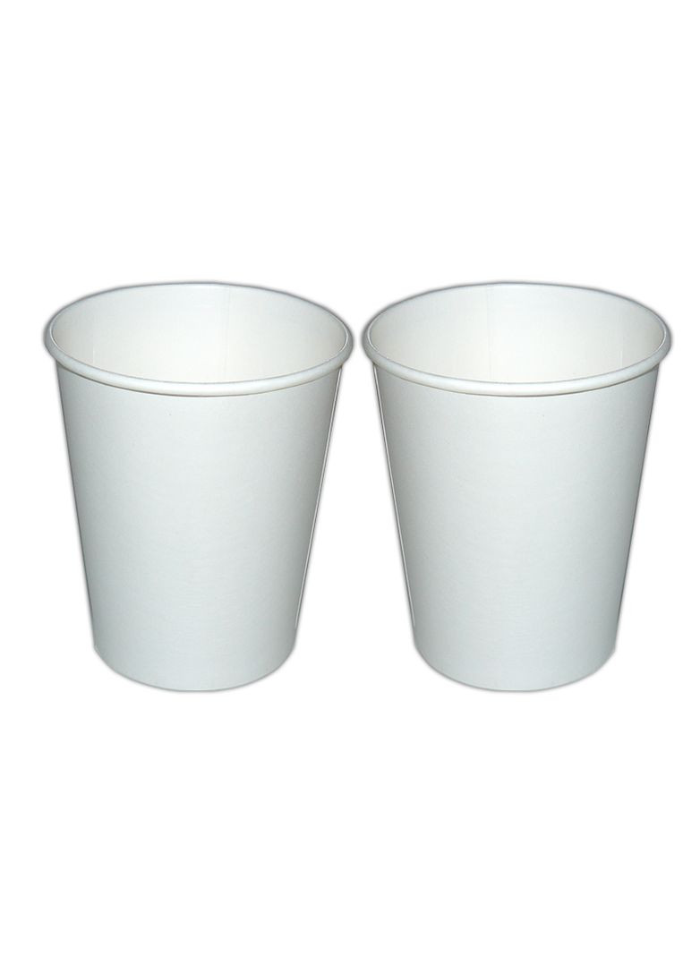 Стакани паперові білі 340мл 10шт No Brand (322288170)