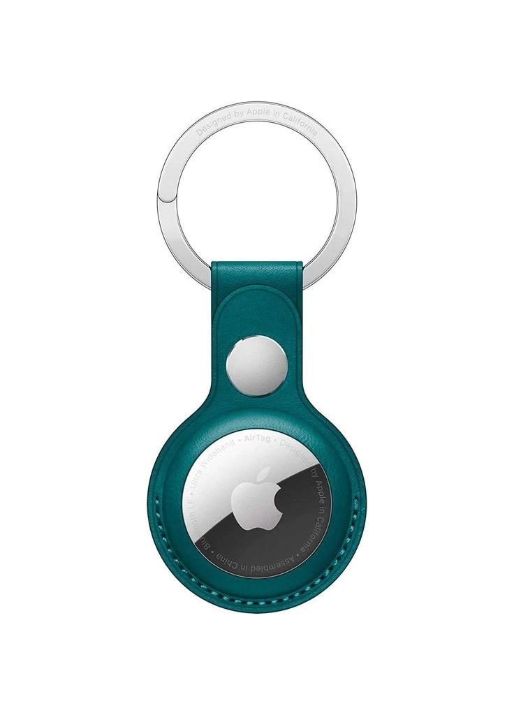Чехол для поисковой метки Apple AirTag Leather Key Ring (Forest Green) HC [59564] No Brand (401539645)