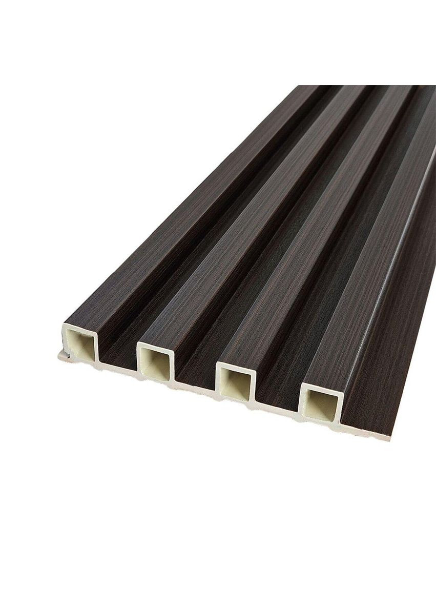 Декоративная стеновая рейка венге 3000*160*23мм D (3DPanda-1537) Sticker Wall (323155573)