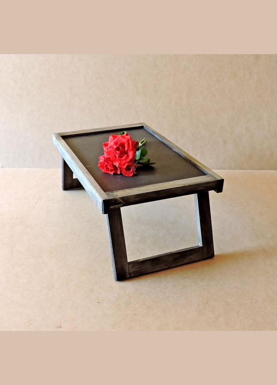 Столик-поднос для завтрака из дерева Невада морион (СТП-001411) No Brand (327867079)