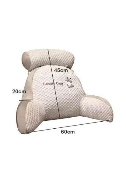 Мягкая игрушка-подушка под спину, Ортопедическая подушка для чтения с отдельной дополнительной подушкой. Fun Cat (324436729)