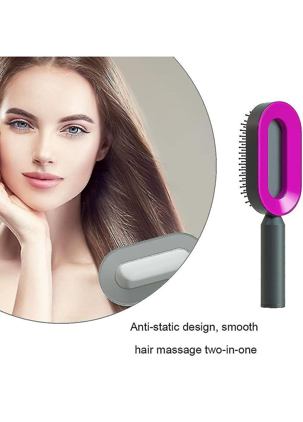 Профессиональная расческа для волос Good Super Brush для распутывания волос самоочищающаяся Idea (290561992)