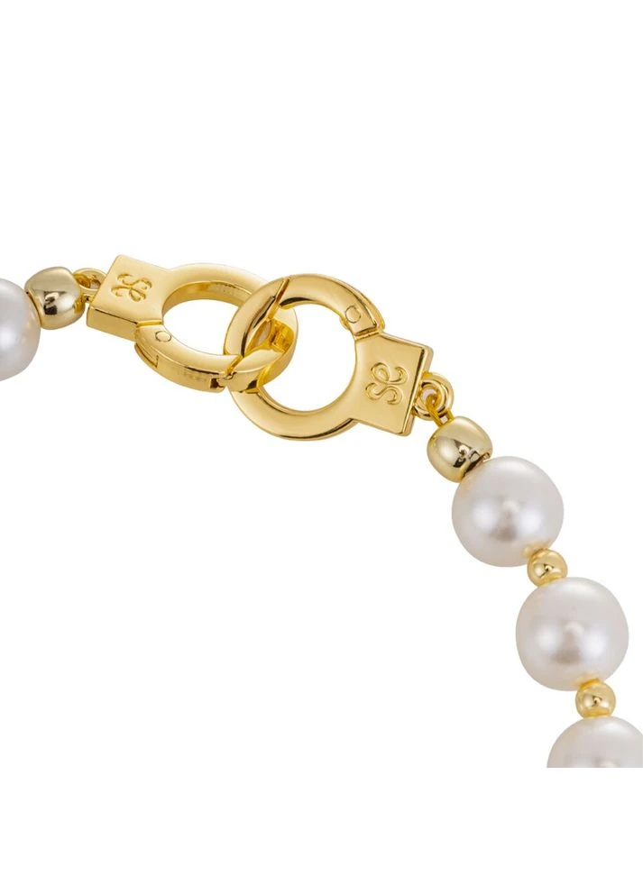 Жемчужные наручники и поножи Pearl Handcuffs & Anklecuffs Lockink (400738375)