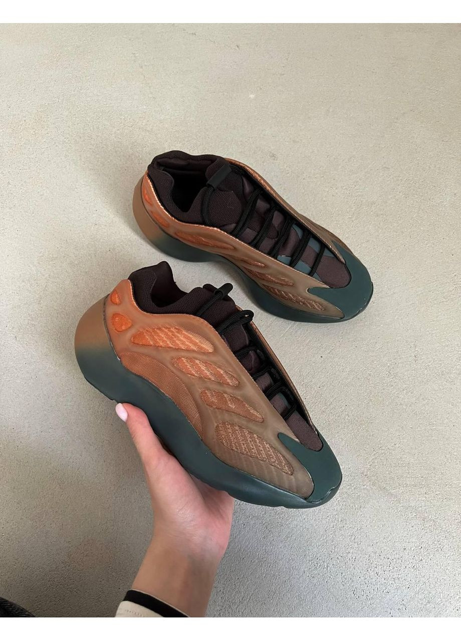 Чорні Осінні кросівки чоловічі adidas yeezy boost 700 v3 fade адідас ізі буст No Brand