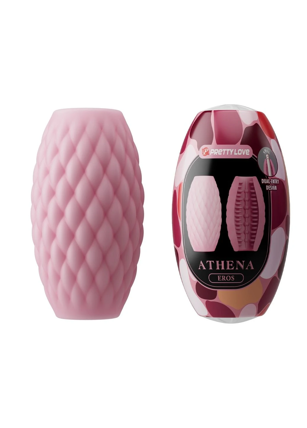 Мастурбатор яйцо розового цвета Pretty Love Athena EROS LyBaile (385925529)