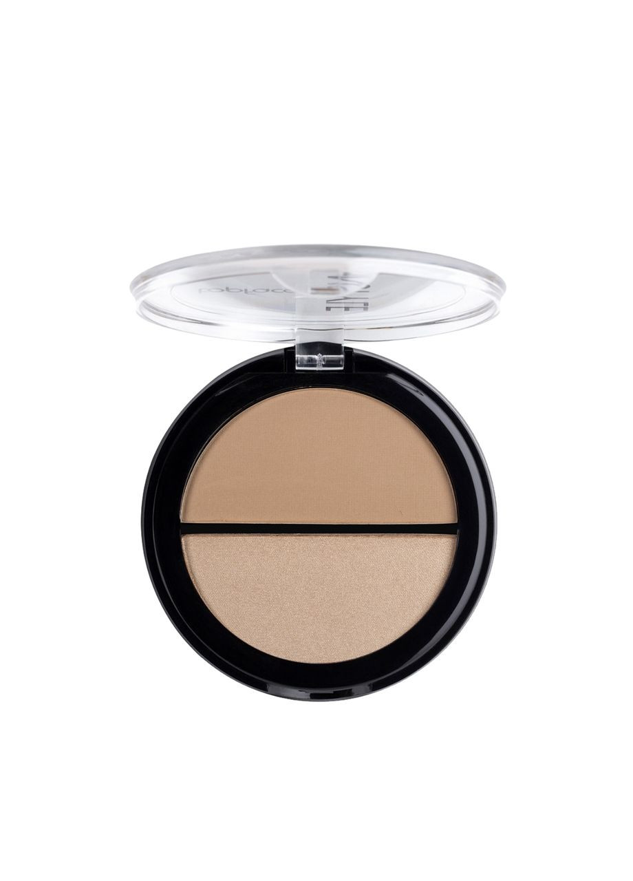 Бронзатор и хайлайтер для лица Instyle PT262 №03 Розово-бежевый Жемчужный TopFace (331346354)