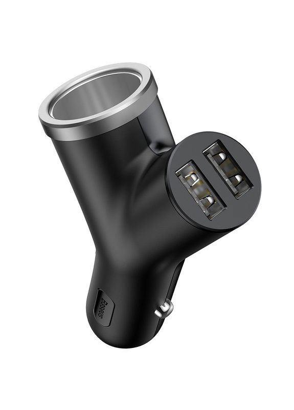 Адаптер автомобильный cigarette lighter extended car charger 2 USB 40W (CCALL-YX01) Baseus (300215834)