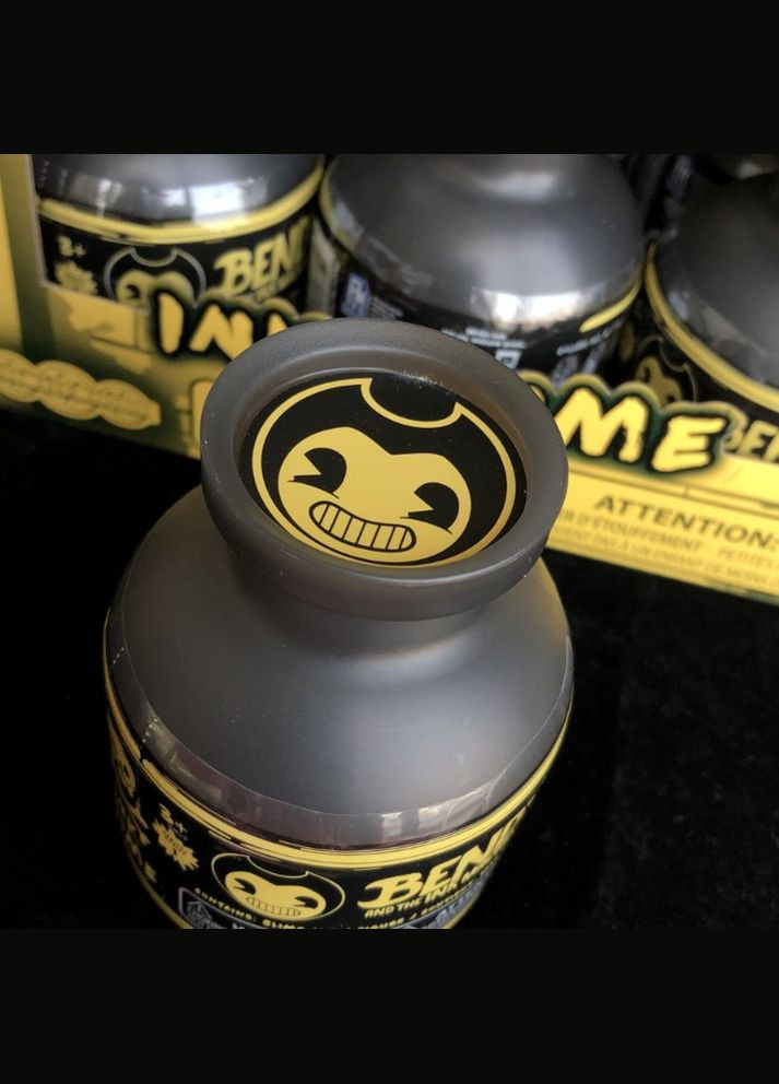 Бенди и Чернильная Машина Bendy and the Ink Machine Слайм с сюрприз фигуркой Чернильный слайм с загадочной фигуркой Shantou (296666368)