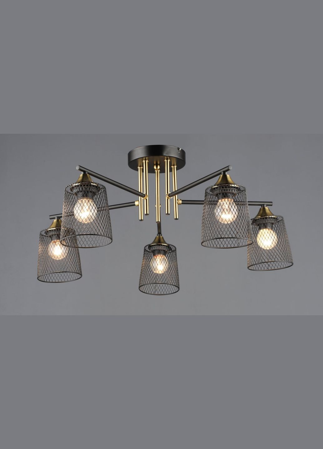 Подвесная люстра B A4437/5 BK+COP Valeso (353746701)