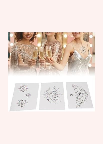 Украшения - стразы на грудь INDISCRETS MIMI SILVER Bijoux (334709706)