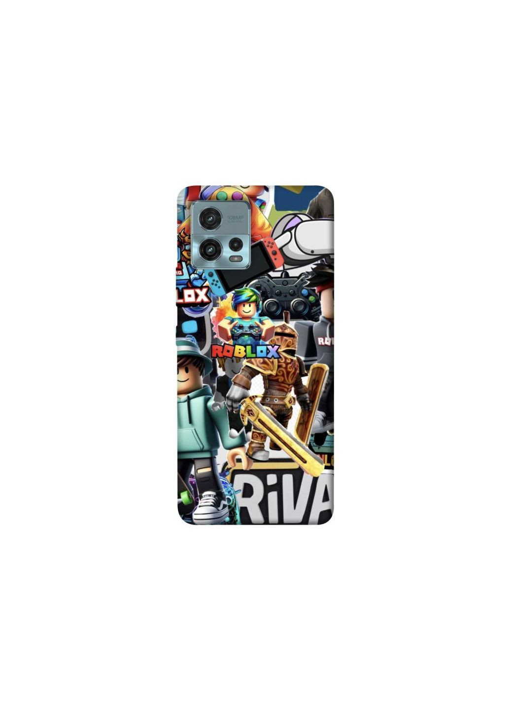 Чехол на Motorola Moto G72 Roblox collage Frontalka (356082254)