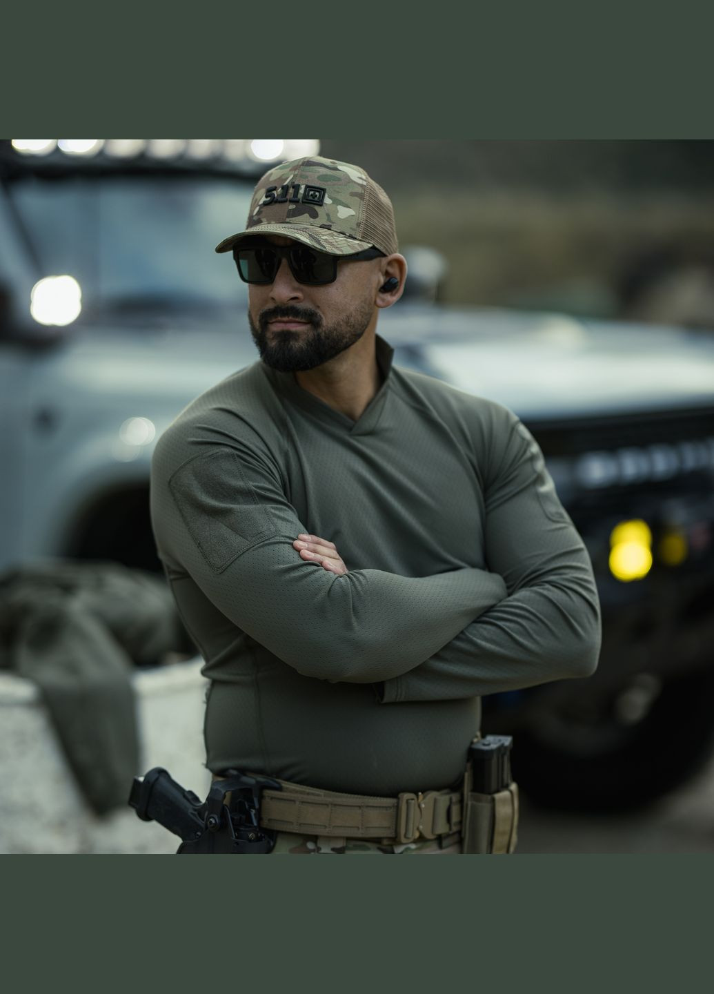 Термореглан V.XI Sigurd L/ Shirt S Silver Tan 5.11 Tactical (331643115)